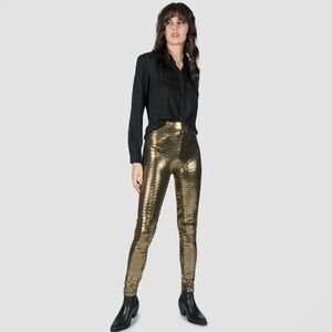 Gold Sequin Women's Pants